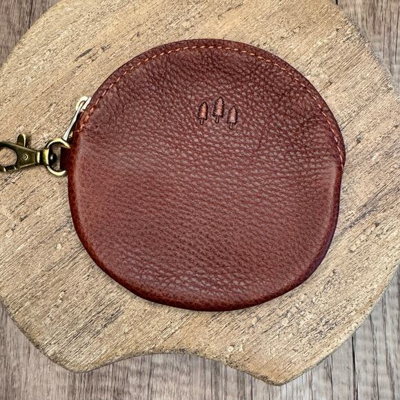 Portland Leather Nutmeg Gordita Pouch NEW FAST SHIP Purse Charm NEW - Picture 2 of 4